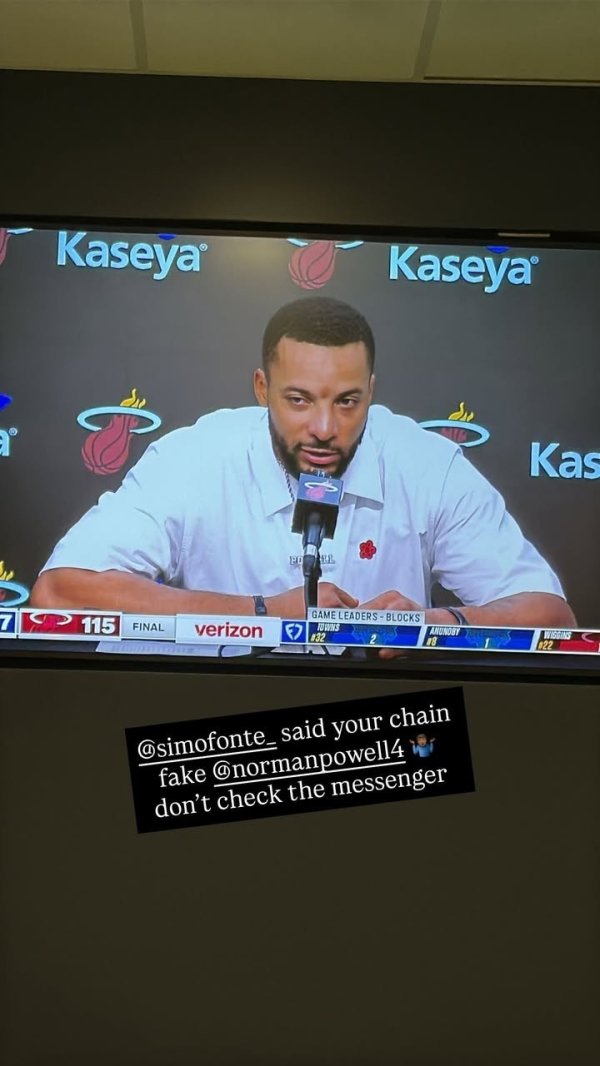 Phương tiện truyền thông xã hội của Adebayo Aite Powell: Fonte Keo nói rằng dây chuyền vàng của bạn 